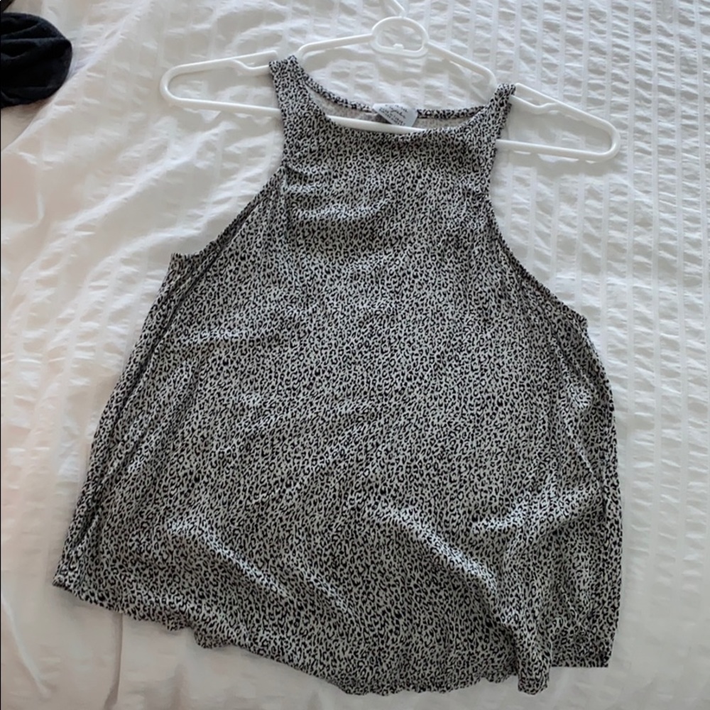 Zara cheetah top